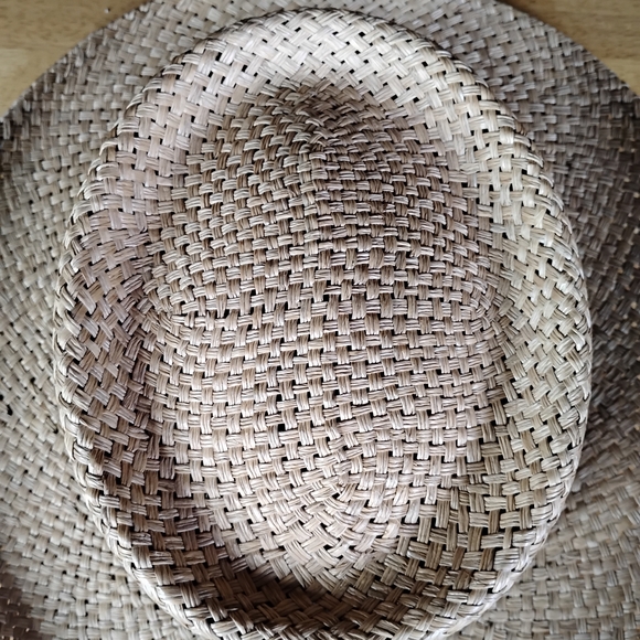 Ashworth Natural Straw Hat With Golf Design - Picture 4 of 7